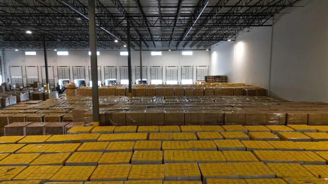 U.S. Customs Bonded Cargo Area: Secure storage for bonded shipments.